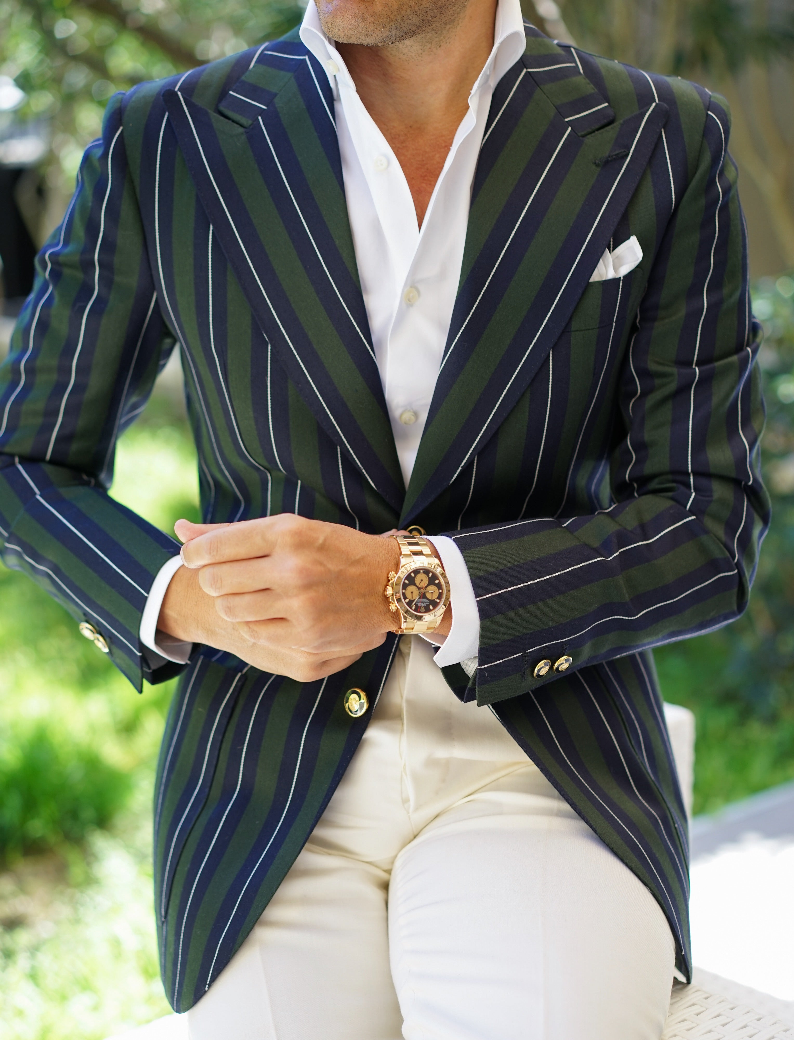 Monte Carlo Stripe Jacket Luxury Line – DanielReCollection